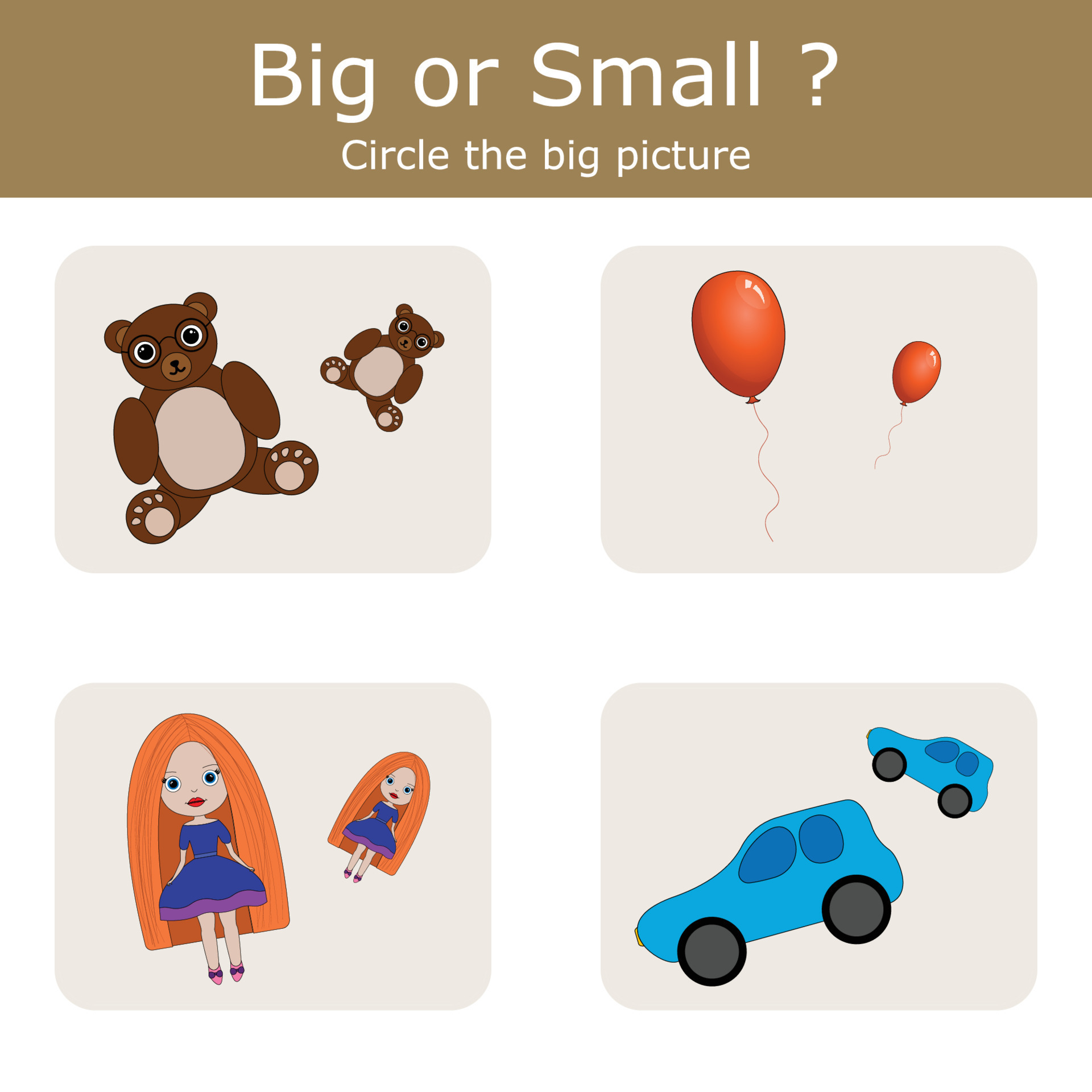 Big and small toys sale