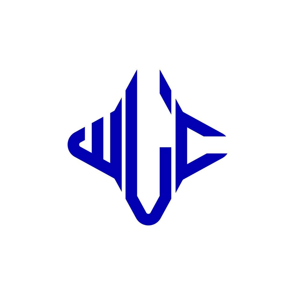 WLC letter logo creative design with vector graphic