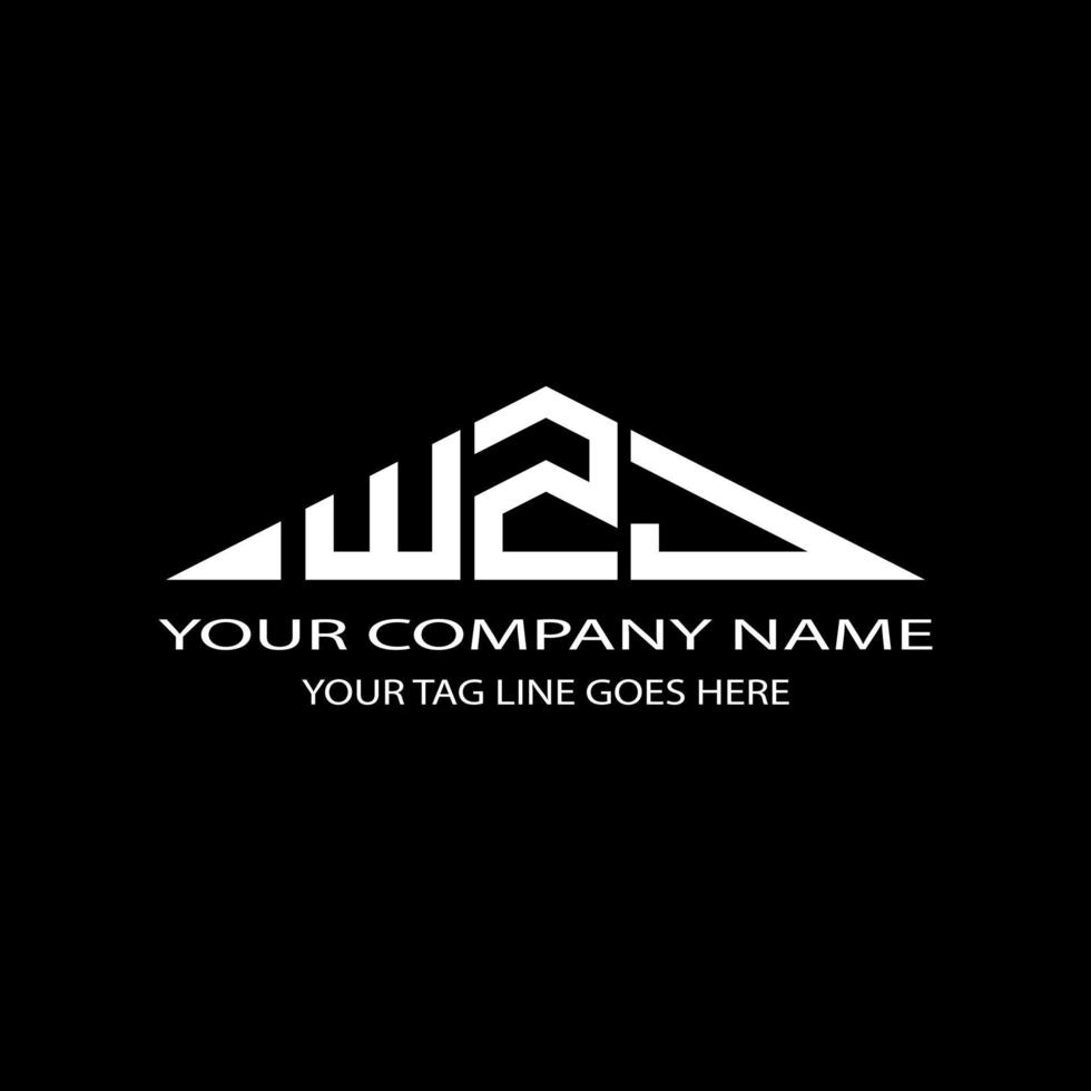 WZJ letter logo creative design with vector graphic