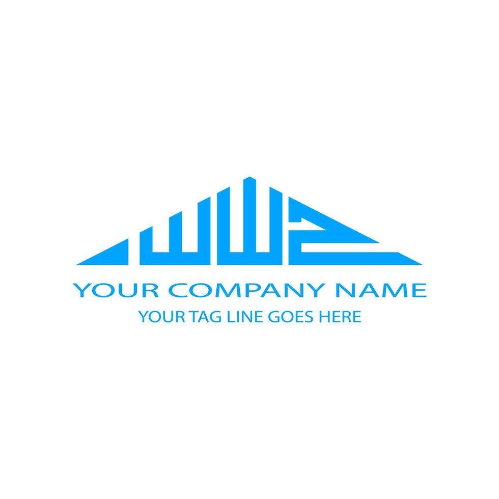 WWZ letter logo creative design with vector graphic