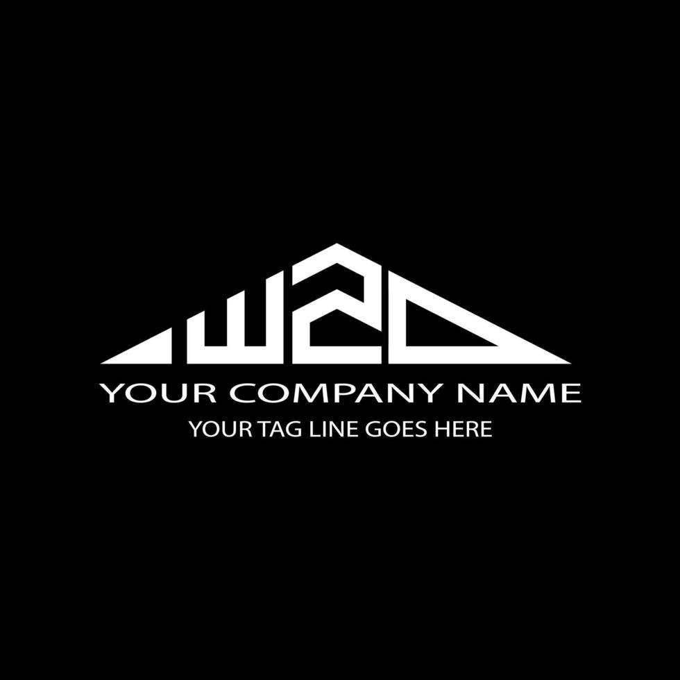 WZD letter logo creative design with vector graphic