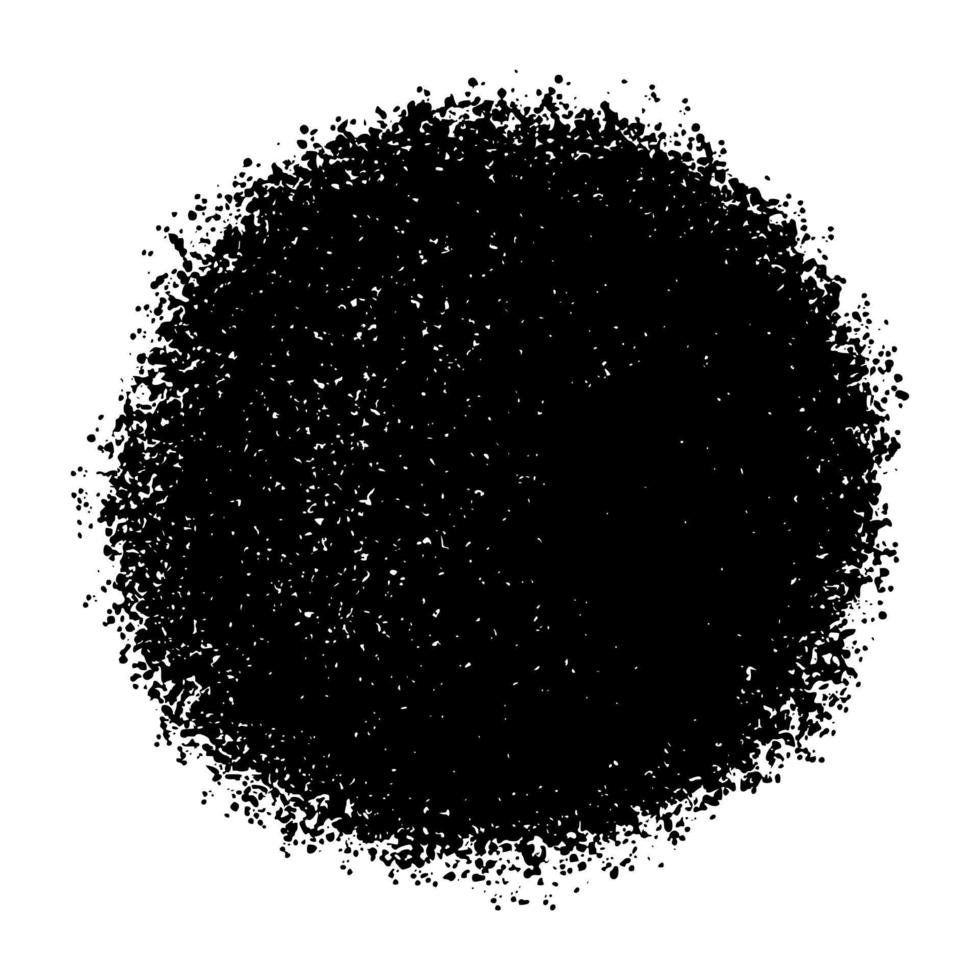 forma redonda de grano aislado sobre fondo blanco. ilustración vectorial vector
