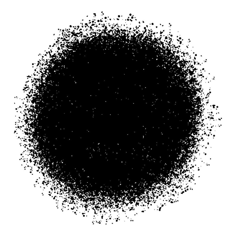 Grain round shape isolated on white background. Vector Illustration.