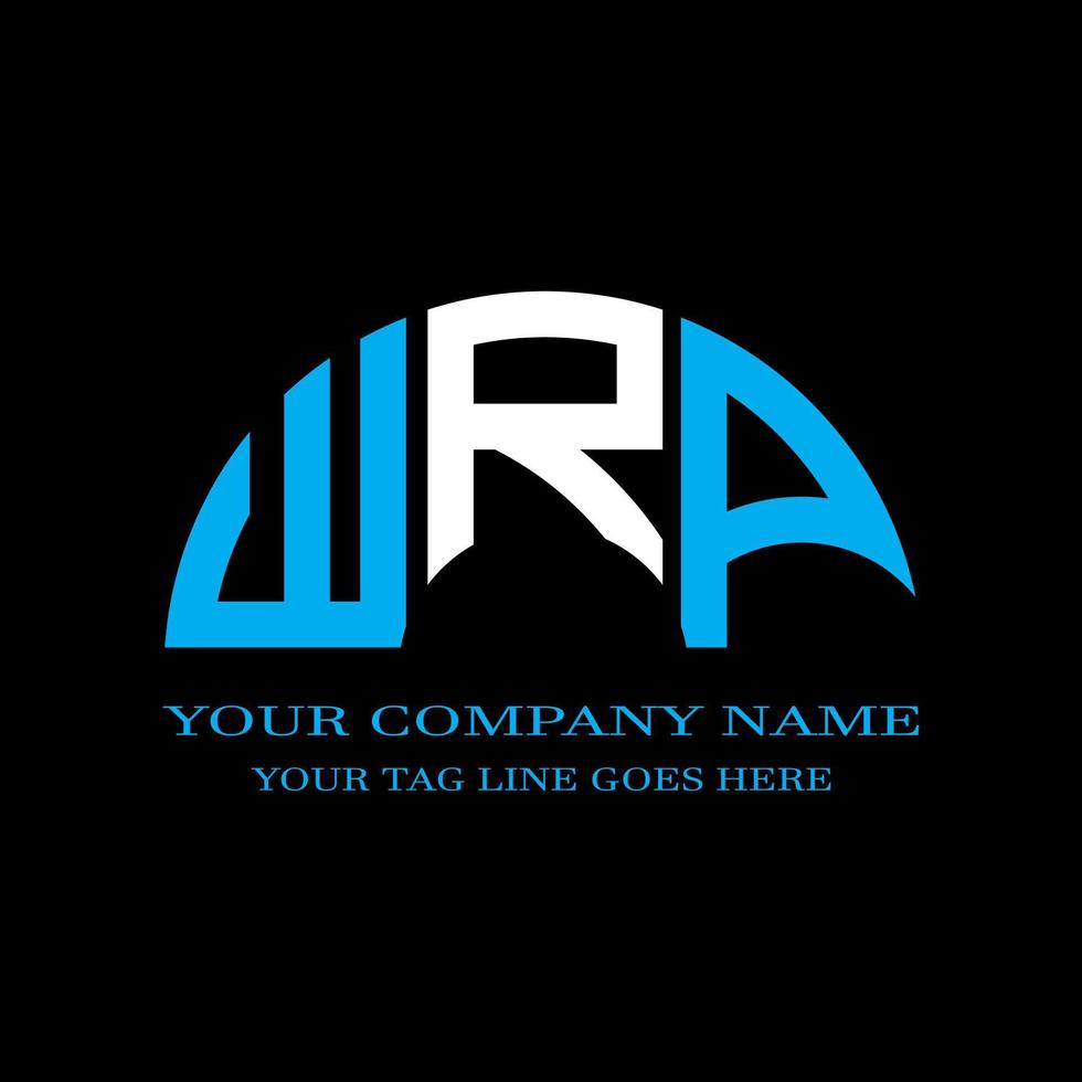 WRP letter logo creative design with vector graphic
