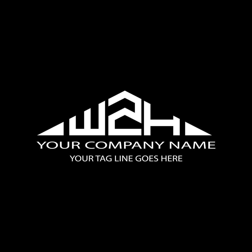 WZH letter logo creative design with vector graphic