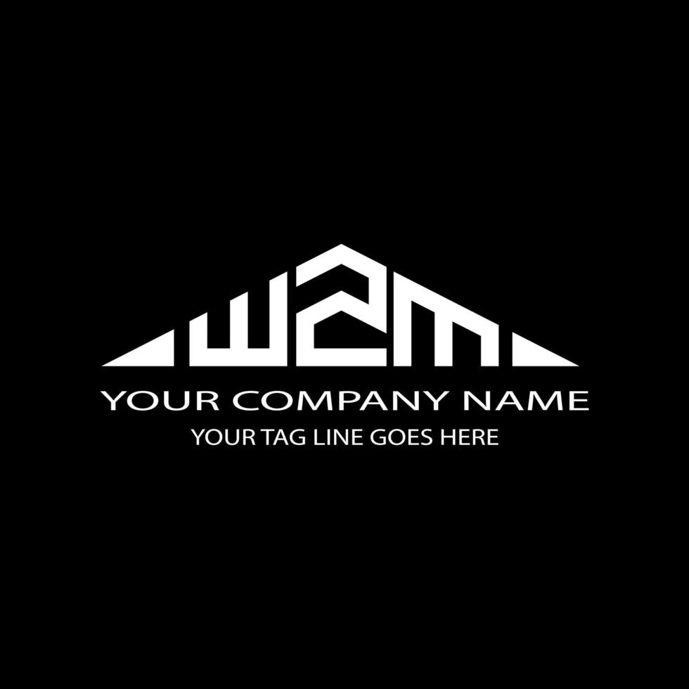 diseño creativo del logotipo de la letra wzm con gráfico vectorial vector