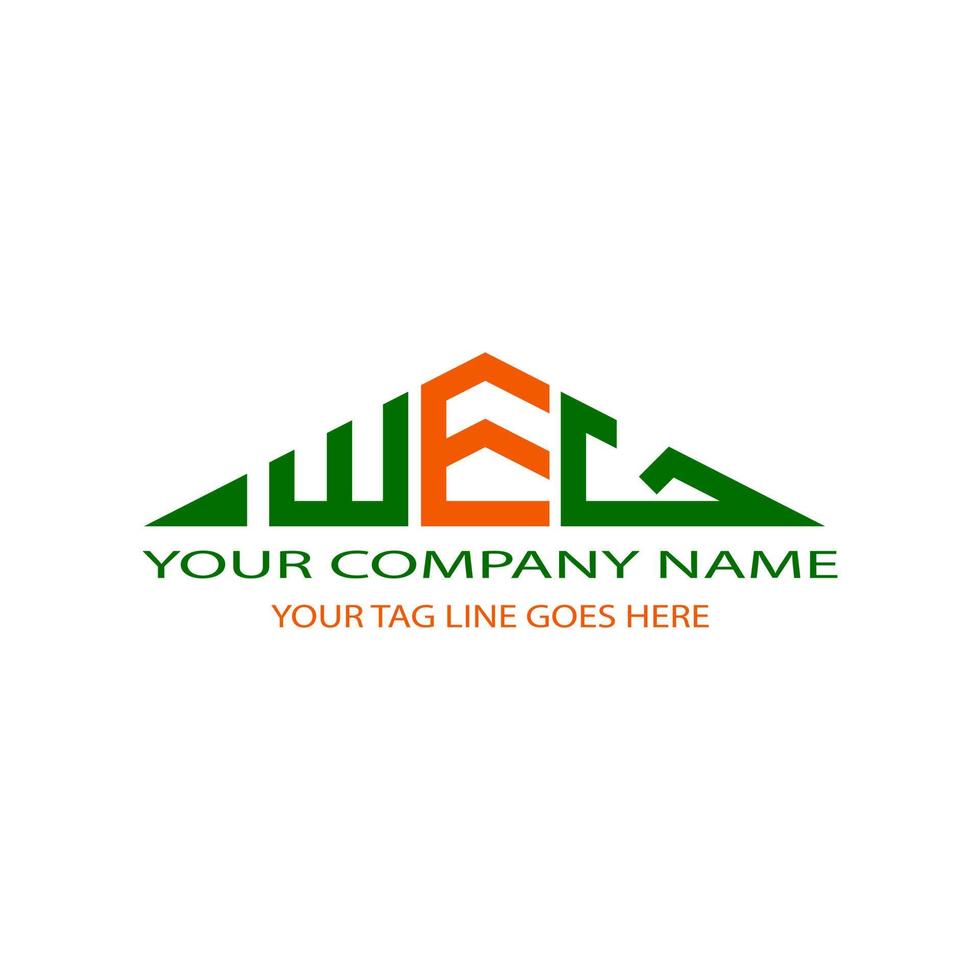 WEG letter logo creative design with vector graphic