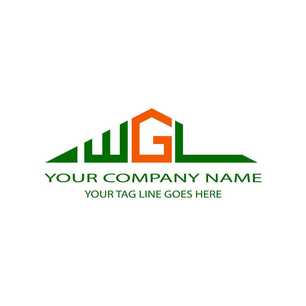 WGL letter logo creative design with vector graphic