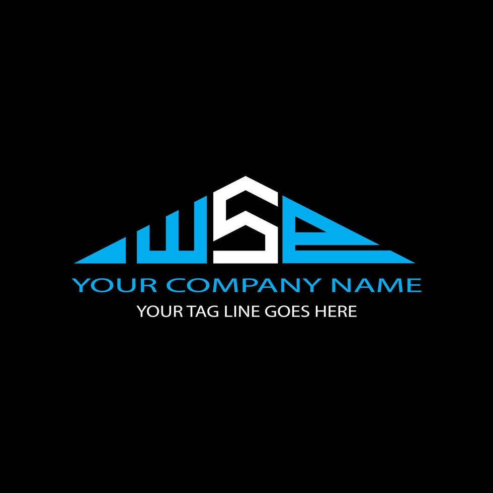 WSP letter logo creative design with vector graphic