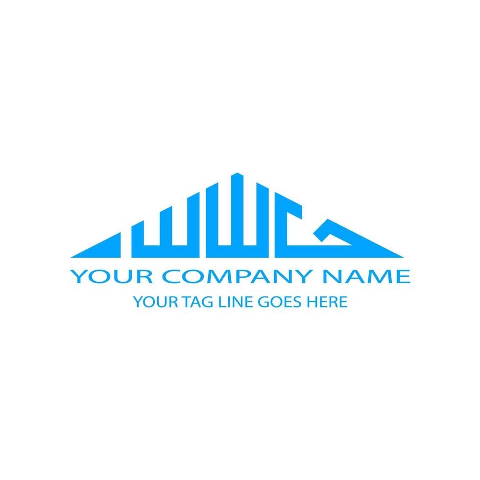 WWG letter logo creative design with vector graphic