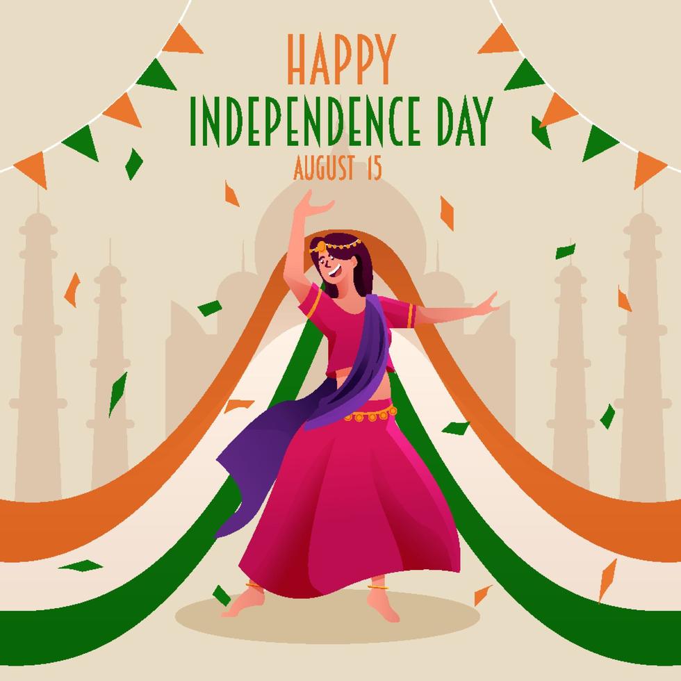 India Independence Day vector
