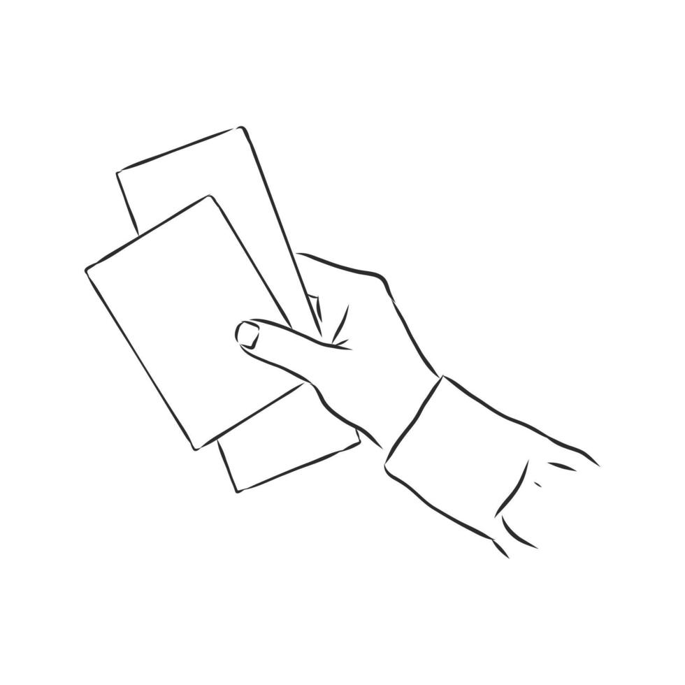 tickets vector sketch