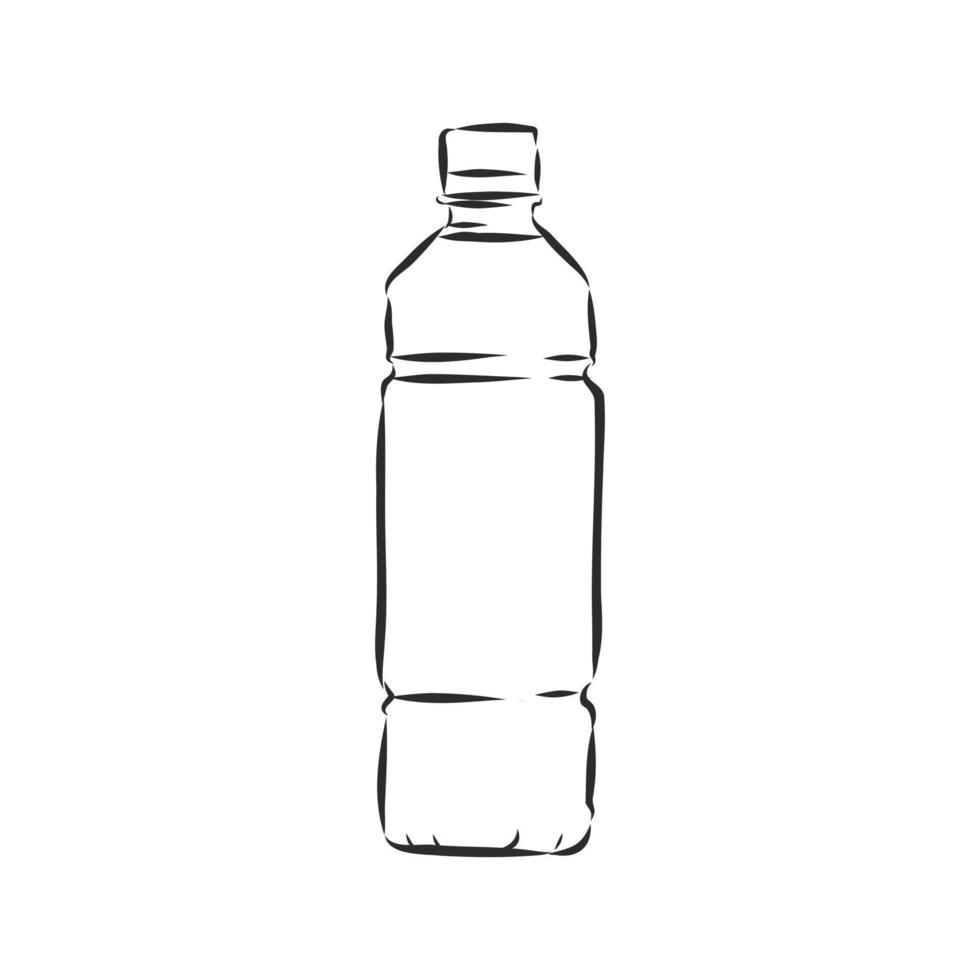bosquejo del vector de la botella