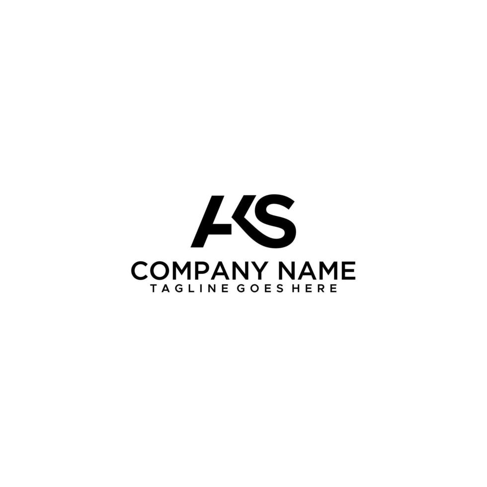 Letter AK logo design template elements vector
