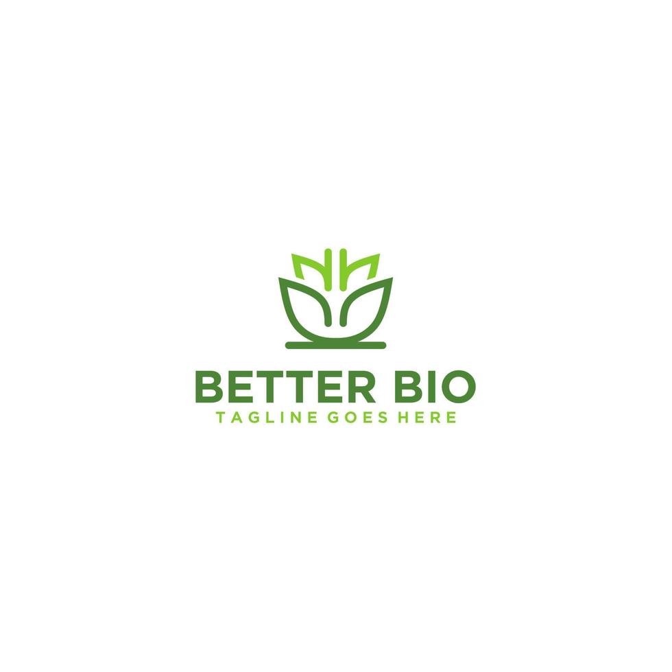 Creative illustration modern Logo design for BB sign nutrition sign template. vector