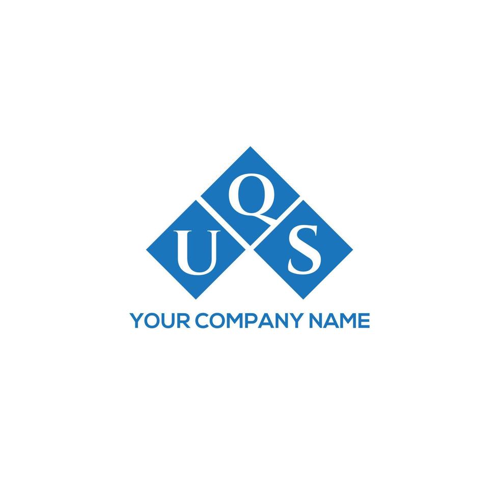 UQS creative initials letter logo concept. UQS letter design.UQS letter logo design on white background. UQS creative initials letter logo concept. UQS letter design. vector