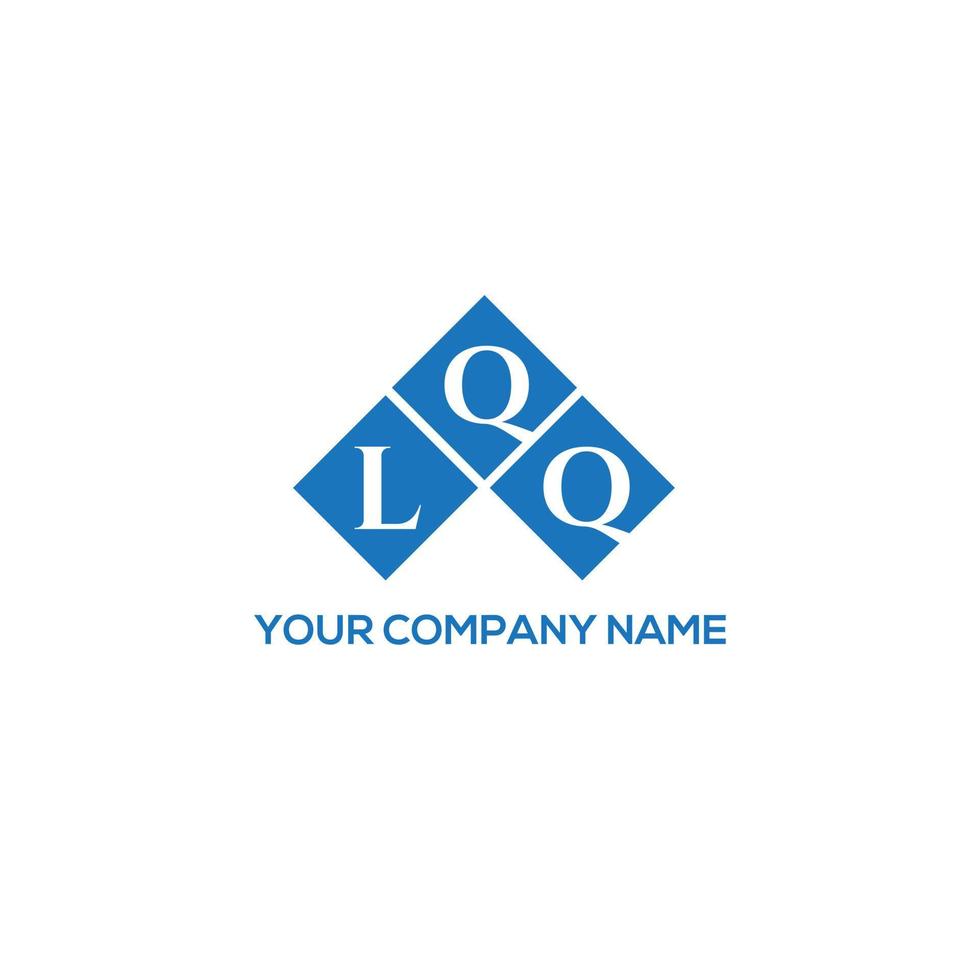 LQQ letter logo design on white background. LQQ creative initials letter logo concept. LQQ letter design. vector