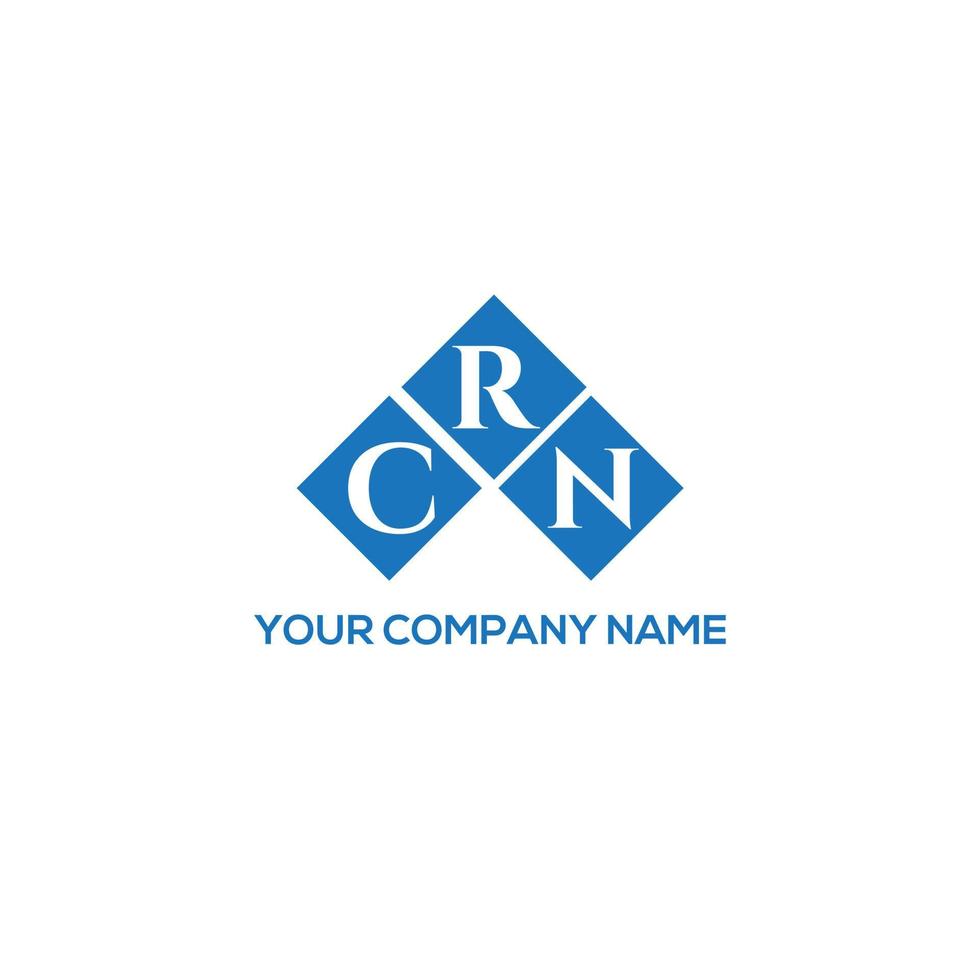 CRN letter logo design on white background. CRN creative initials letter logo concept. CRN letter design. vector