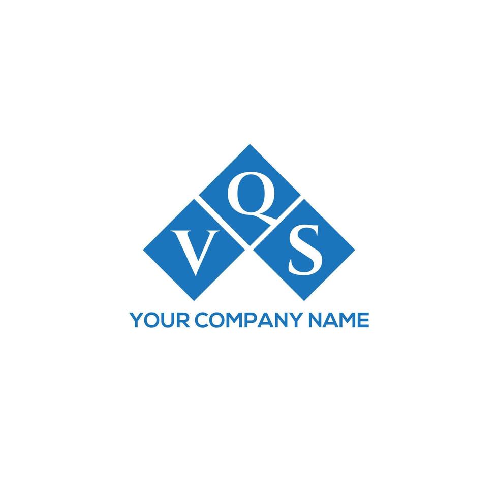 concepto de logotipo de letra de iniciales creativas vqs. vqs letter design.vqs letter logo design sobre fondo blanco. concepto de logotipo de letra de iniciales creativas vqs. diseño de letras vqs. vector