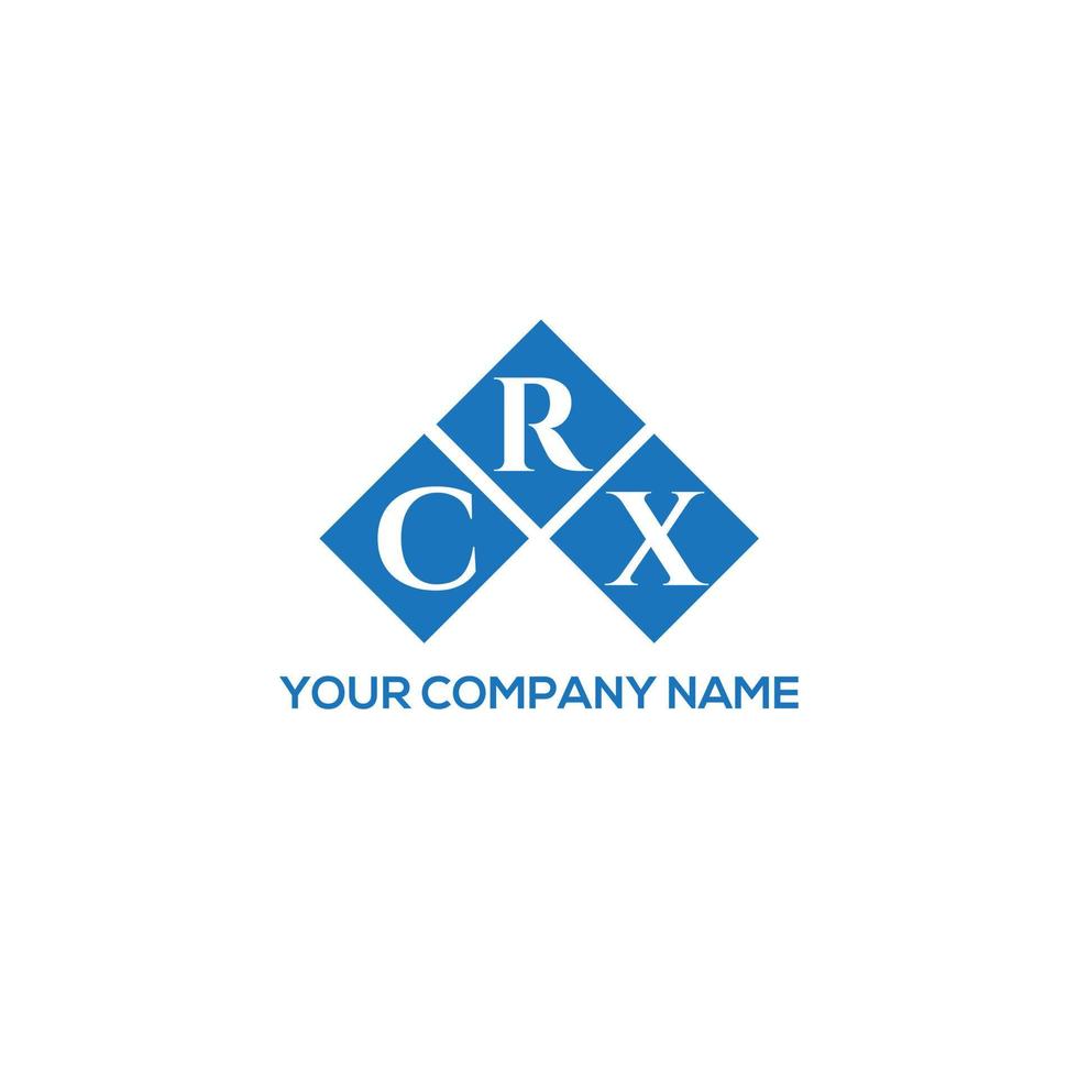 CRX letter logo design on white background. CRX creative initials letter logo concept. CRX letter design. vector