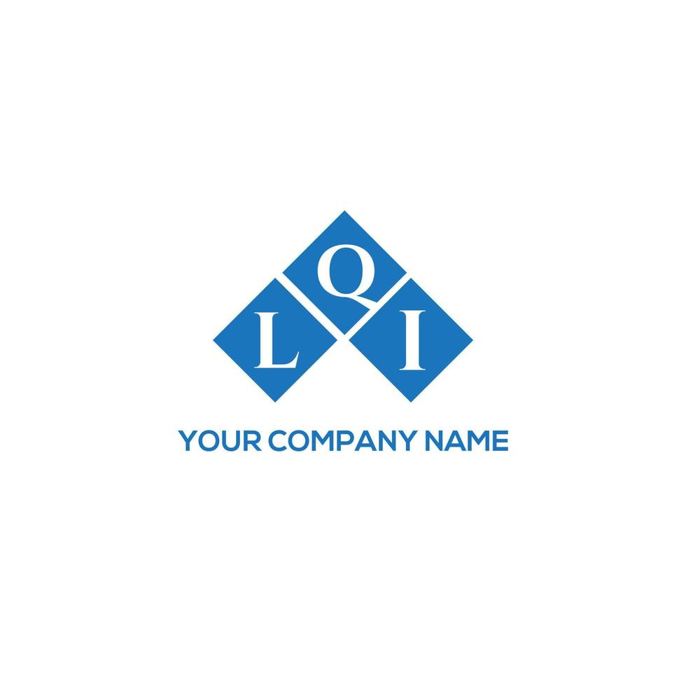 LQI creative initials letter logo concept. LQI letter design.LQI letter logo design on white background. LQI creative initials letter logo concept. LQI letter design. vector