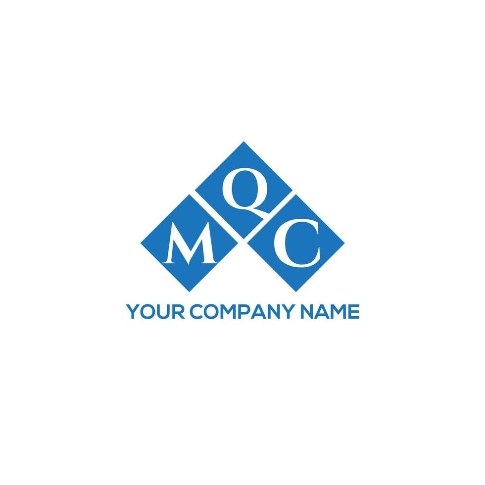 MQC creative initials letter logo concept. MQC letter design.MQC letter logo design on white background. MQC creative initials letter logo concept. MQC letter design. vector