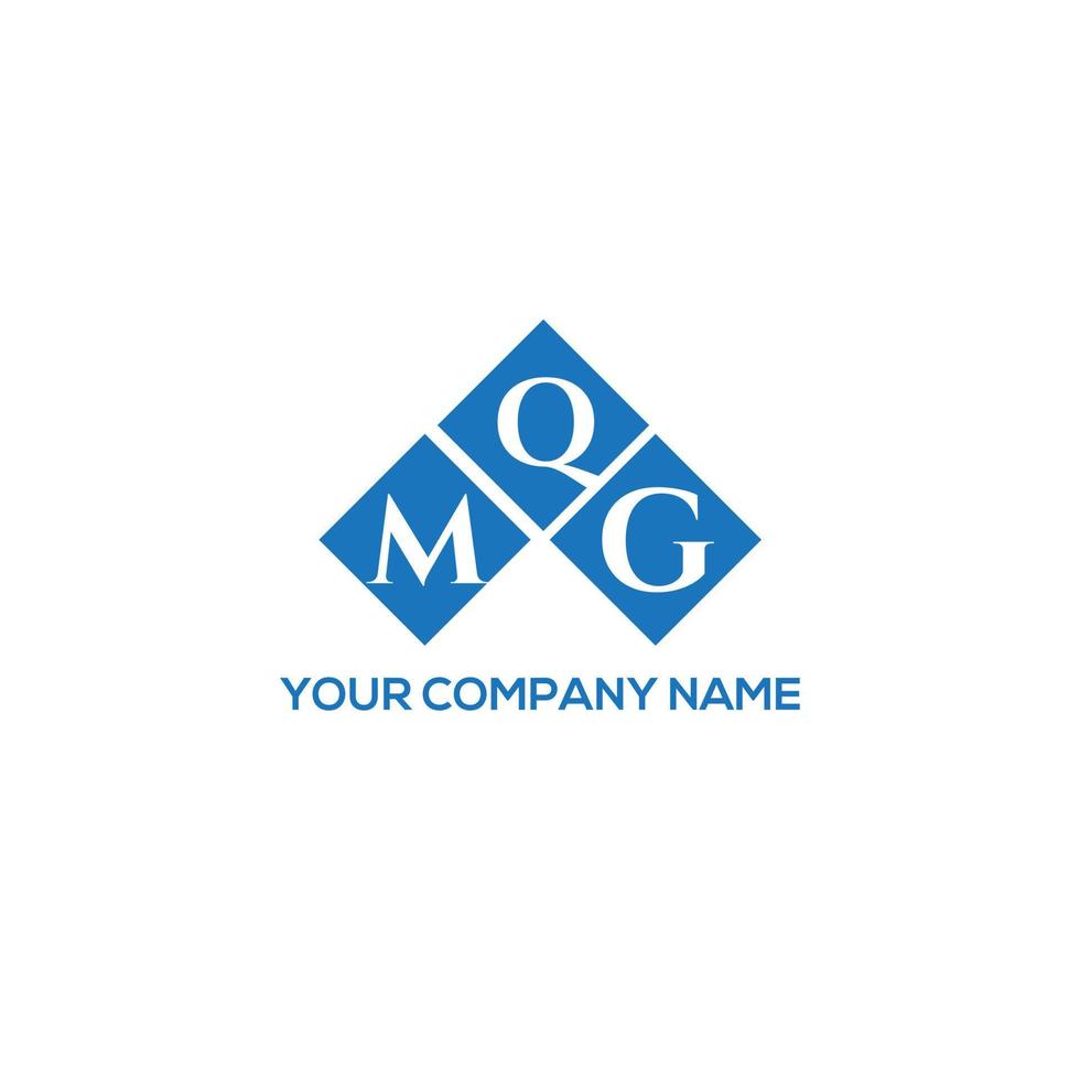 MQG letter logo design on white background. MQG creative initials letter logo concept. MQG letter design. vector