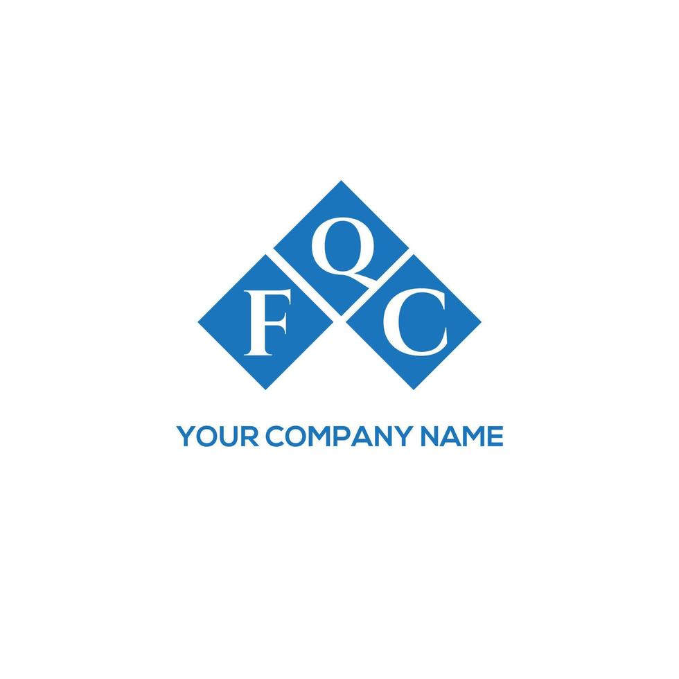 FQC creative initials letter logo concept. FQC letter design.FQC letter logo design on white background. FQC creative initials letter logo concept. FQC letter design. vector