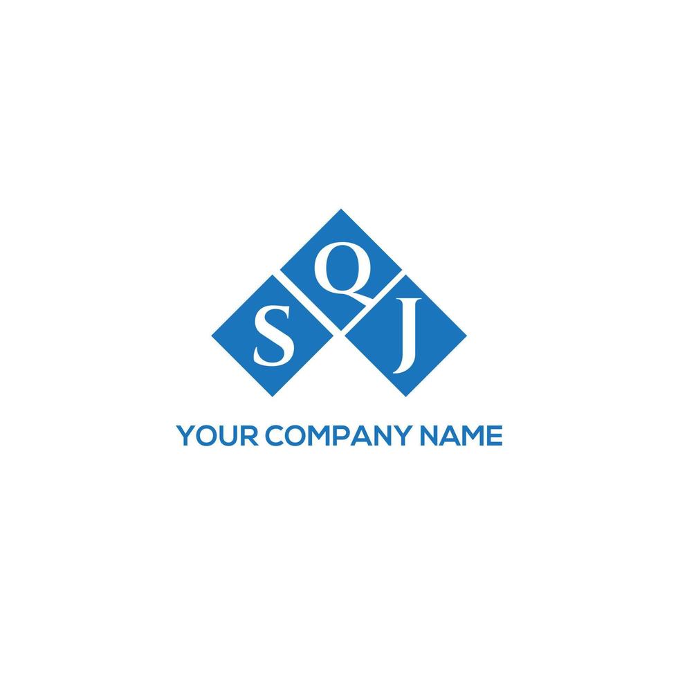 SQJ creative initials letter logo concept. SQJ letter design.SQJ letter logo design on white background. SQJ creative initials letter logo concept. SQJ letter design. vector
