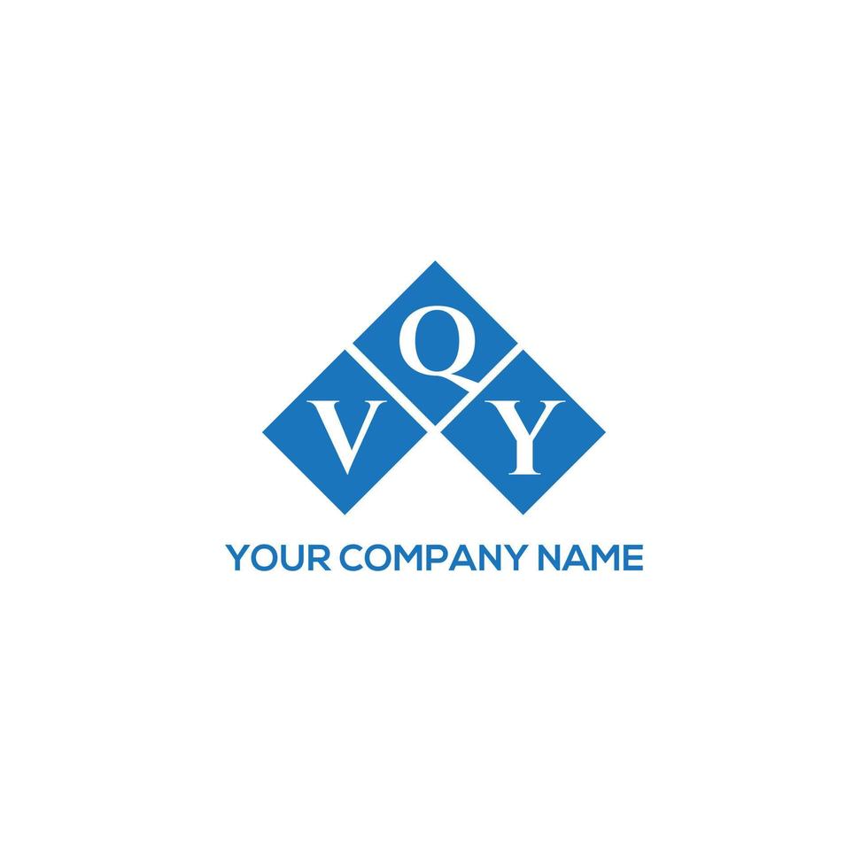 VQY letter logo design on white background. VQY creative initials letter logo concept. VQY letter design. vector