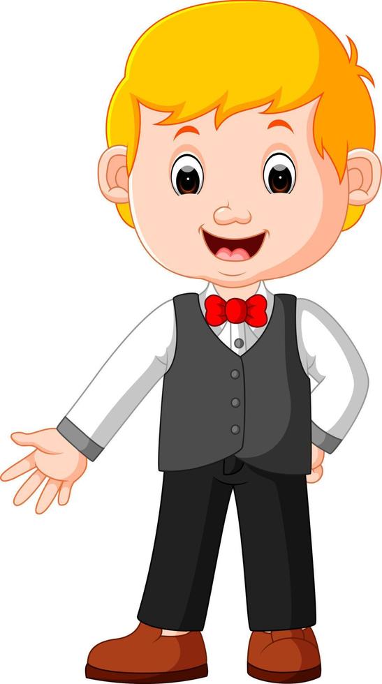 friendly young man in casual clothes vector