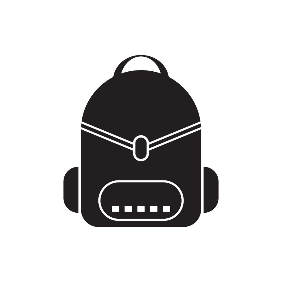 bagpack logo design vector