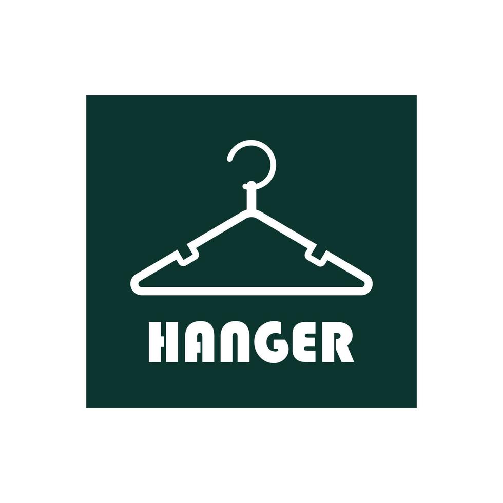 Hanger logo design vector