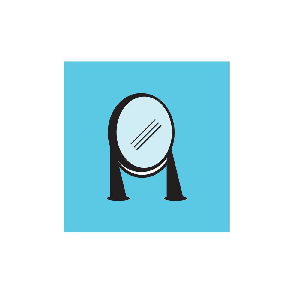 mirror logo design vector