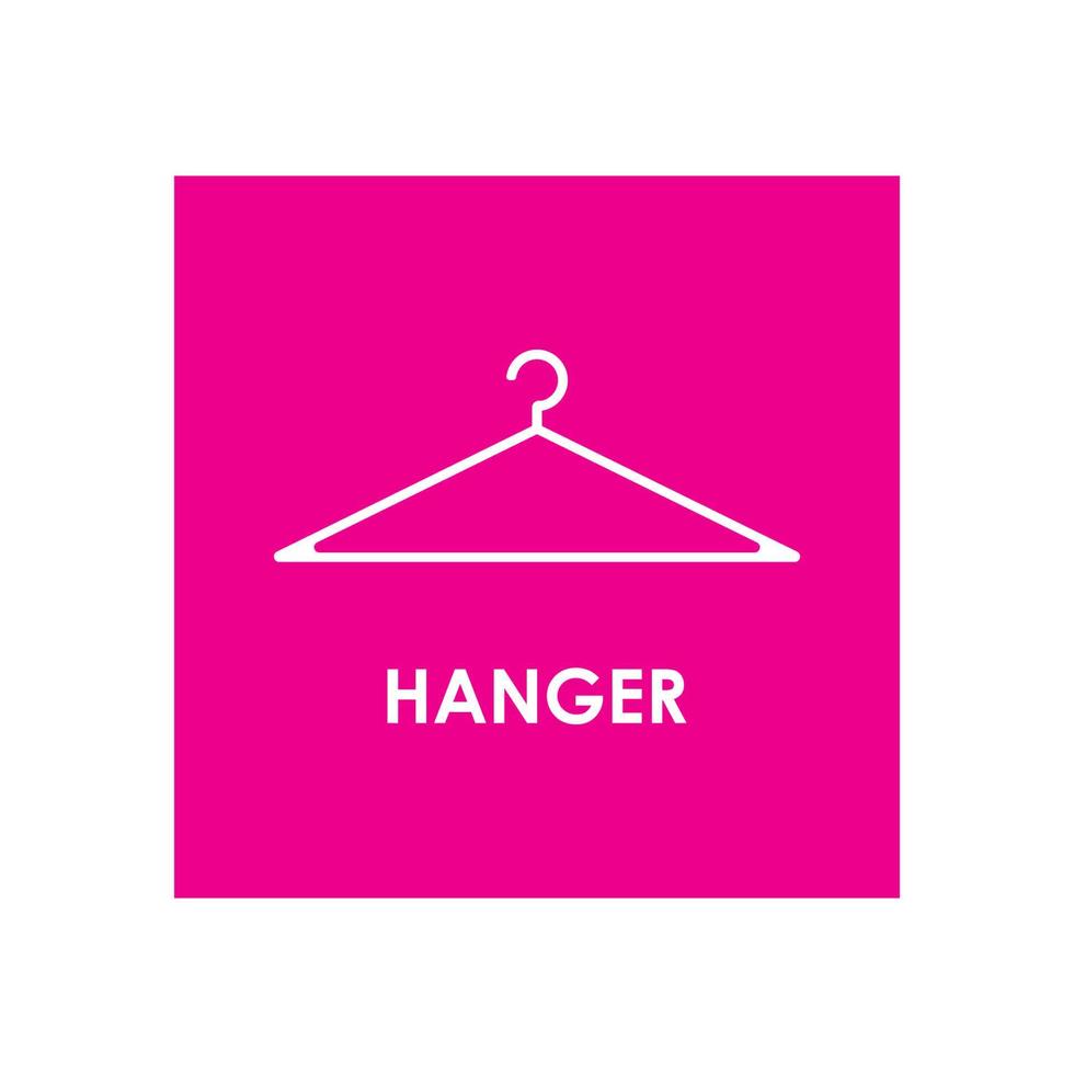 Hanger logo design vector