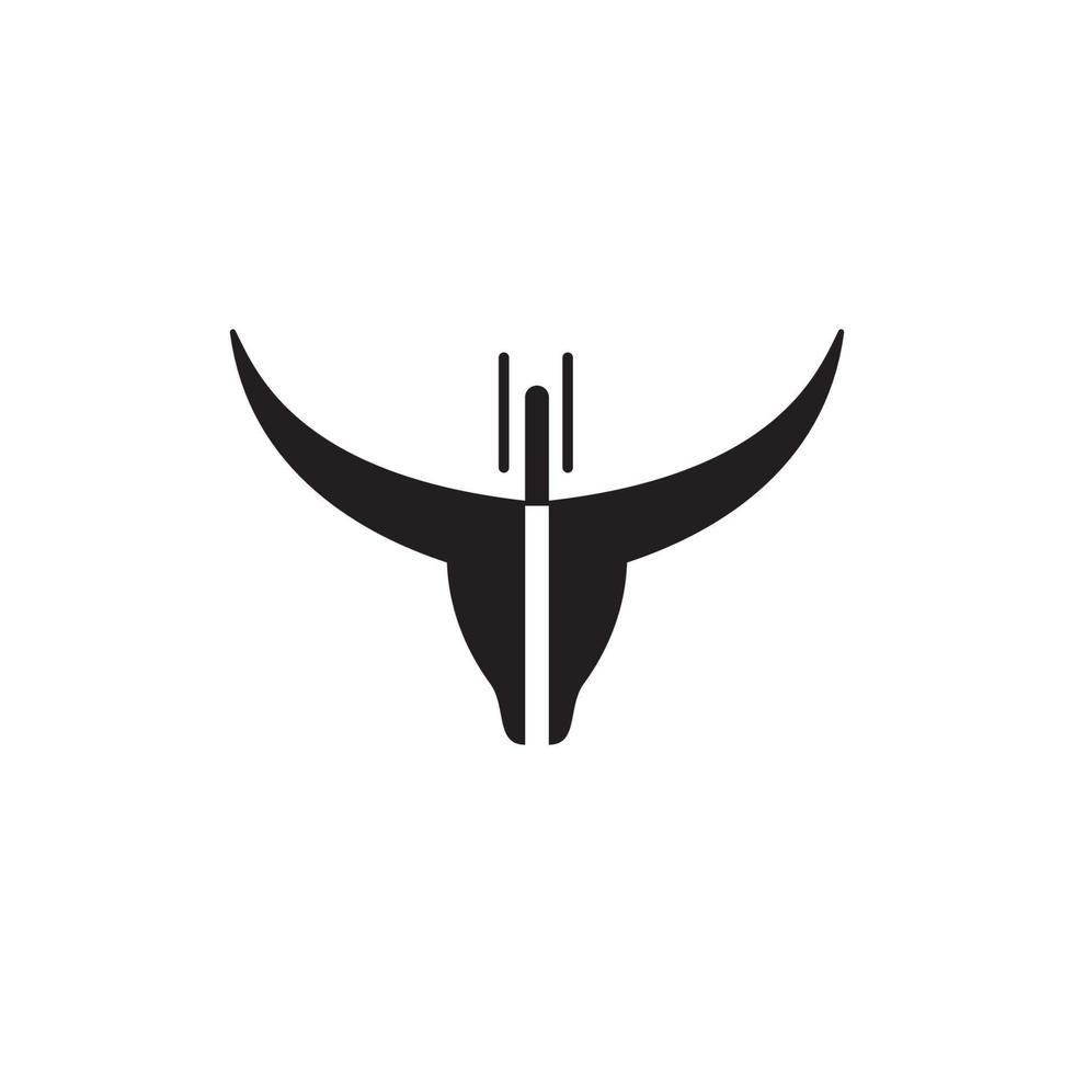 taurus logo design vector