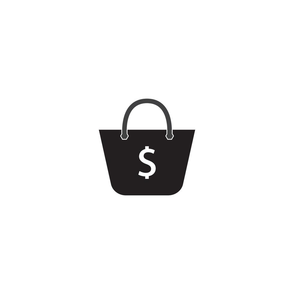 shopping logo design vector
