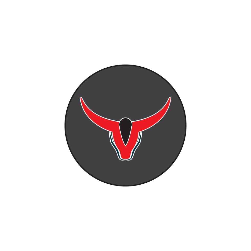 taurus logo design vector