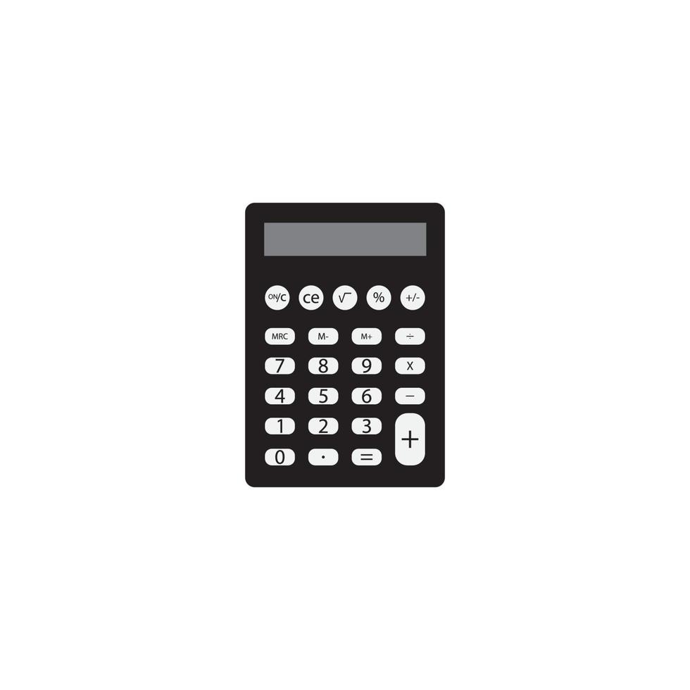 calculator logo design vector