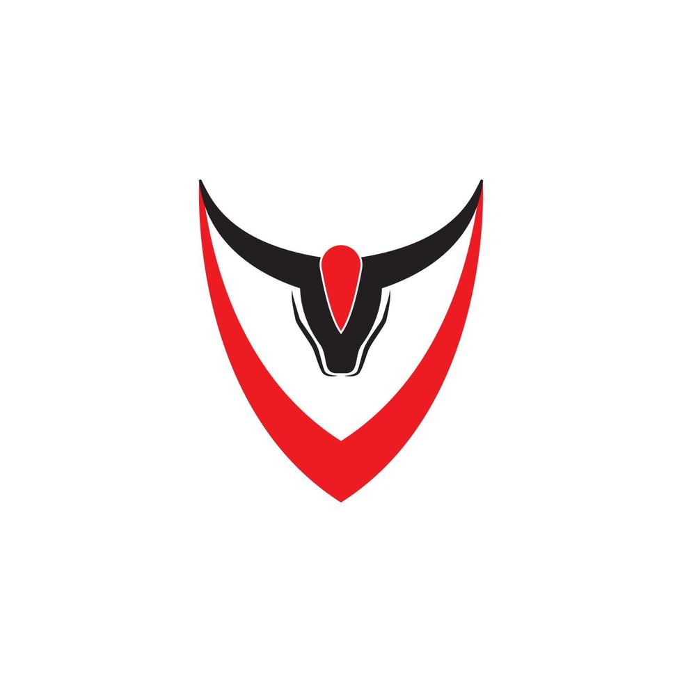 taurus logo design vector
