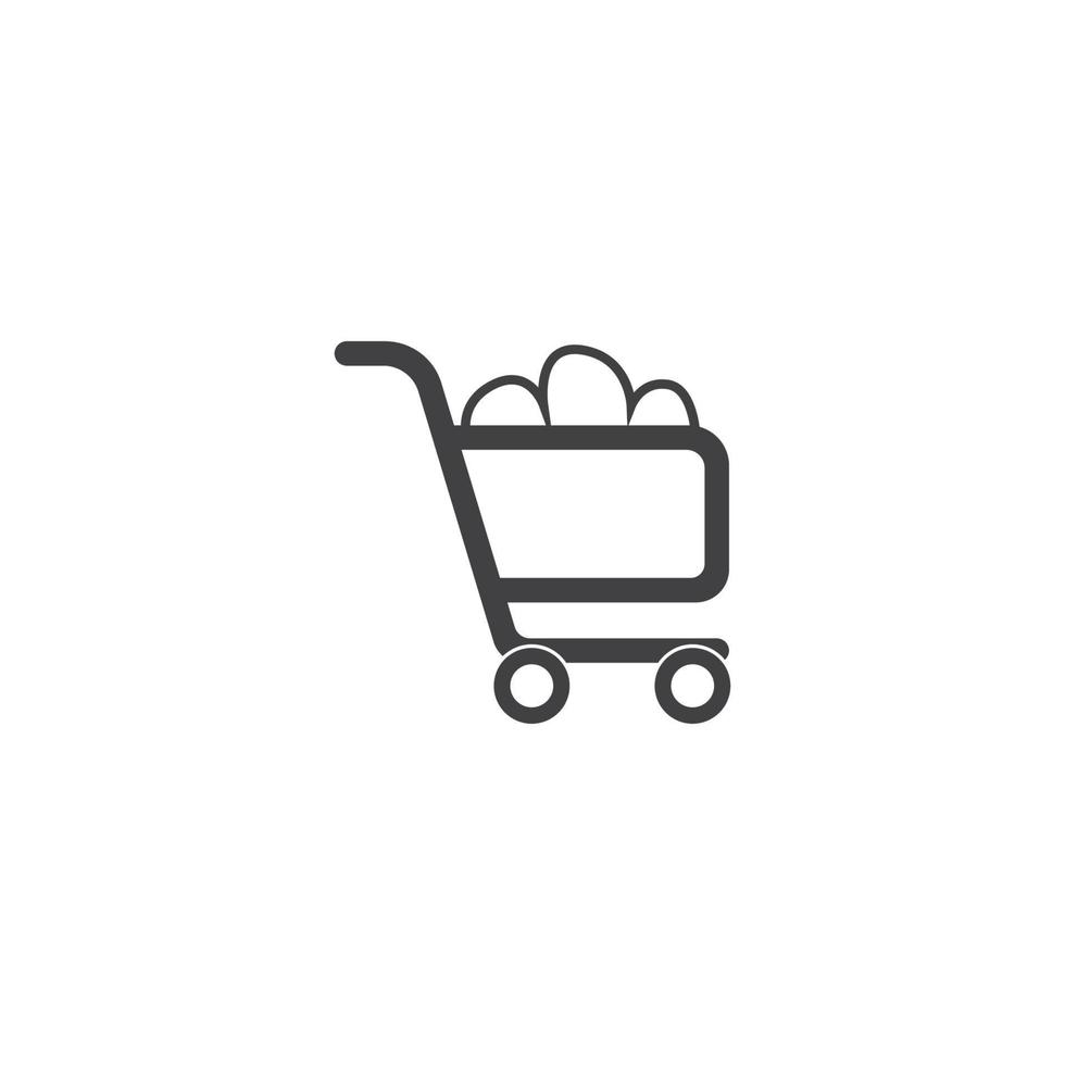 diseño de logotipo de compras vector