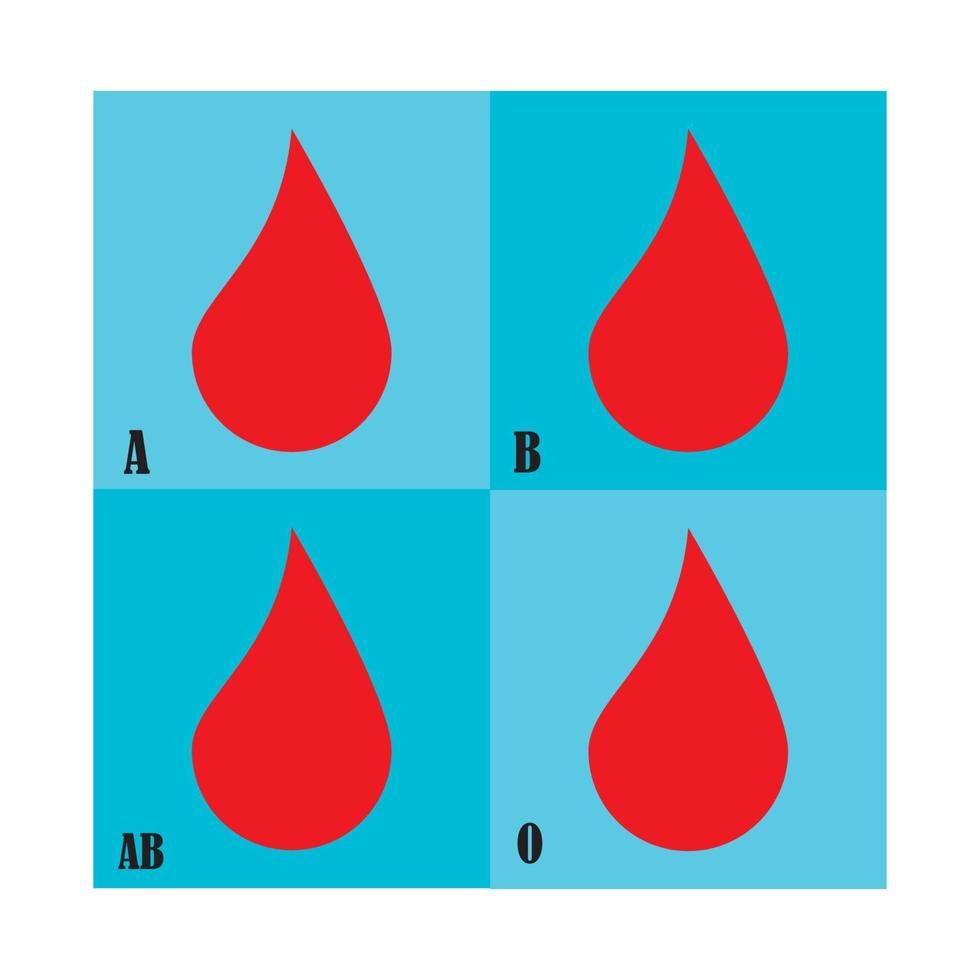 vector de logotipo de sangre