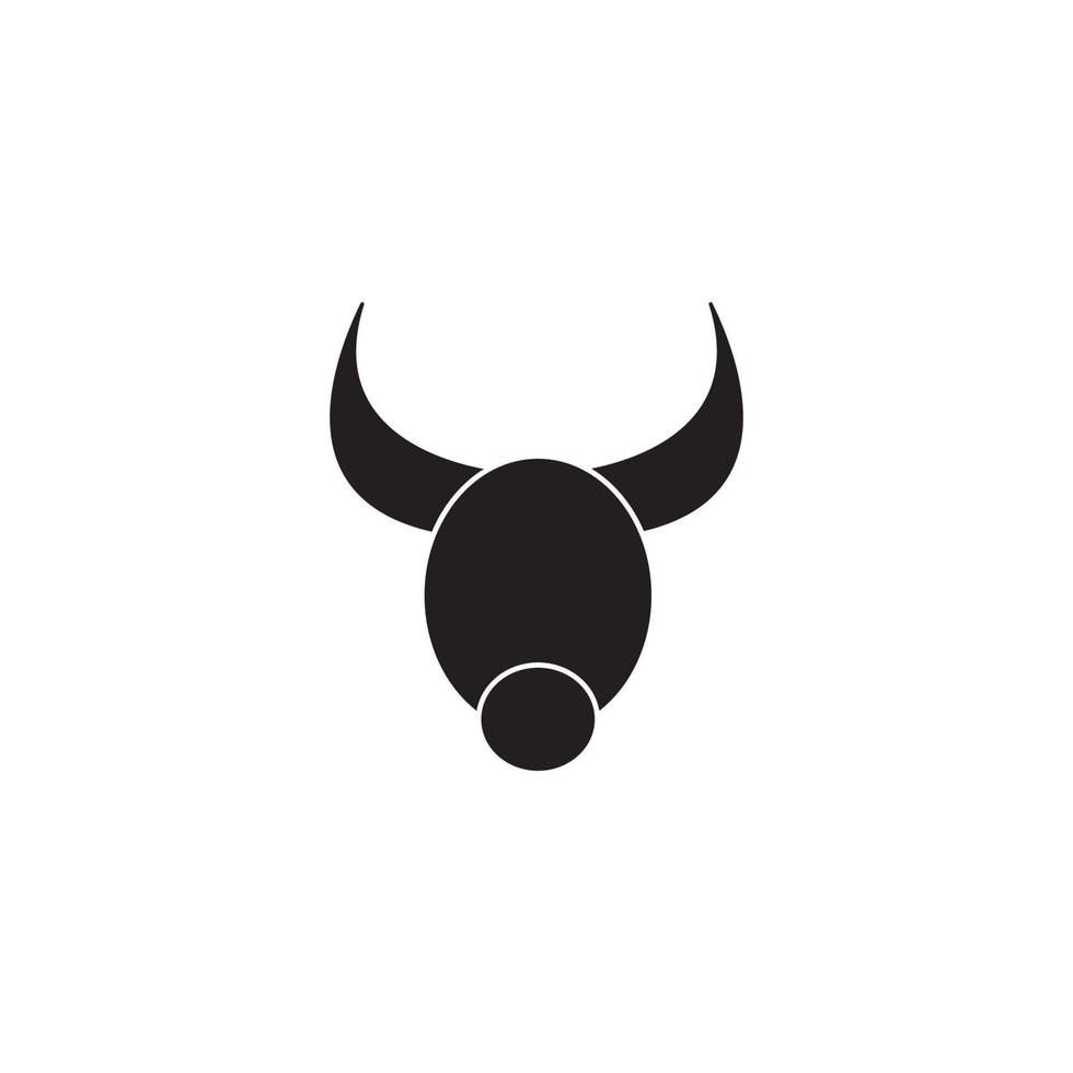 taurus logo design vector