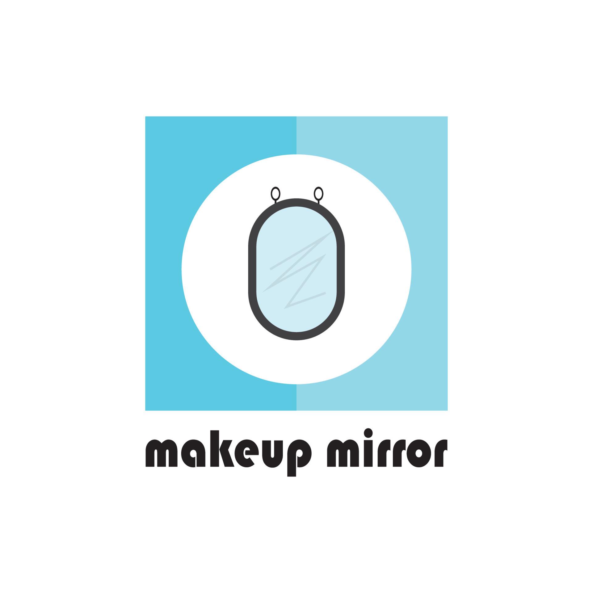 mirror logo design 8658870 Vector Art at Vecteezy