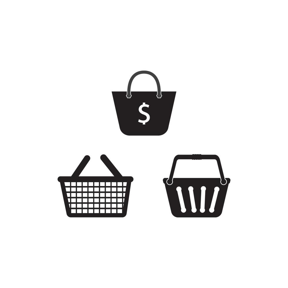 shopping logo design vector