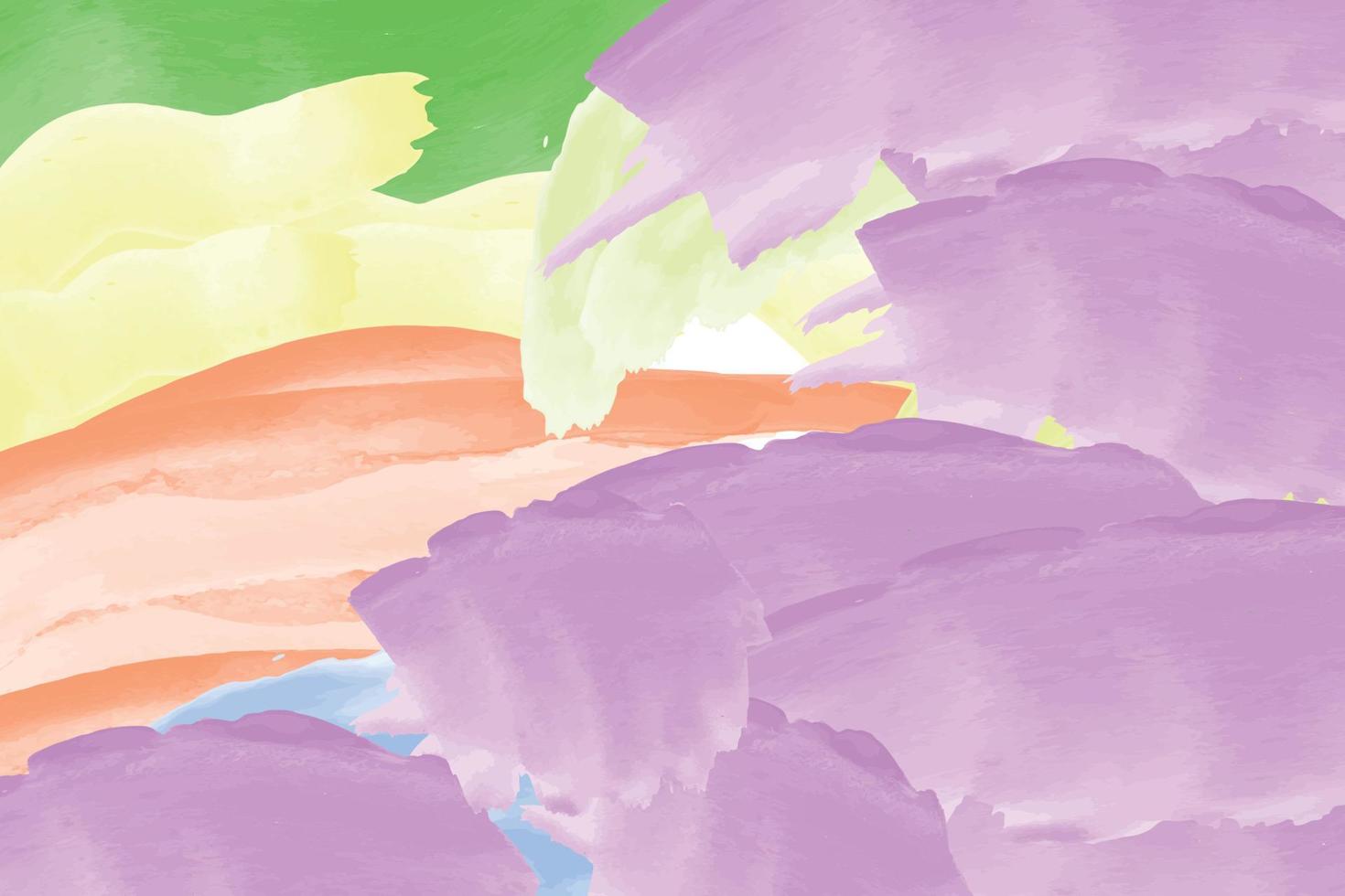 Colorful Watercolor Background Design vector