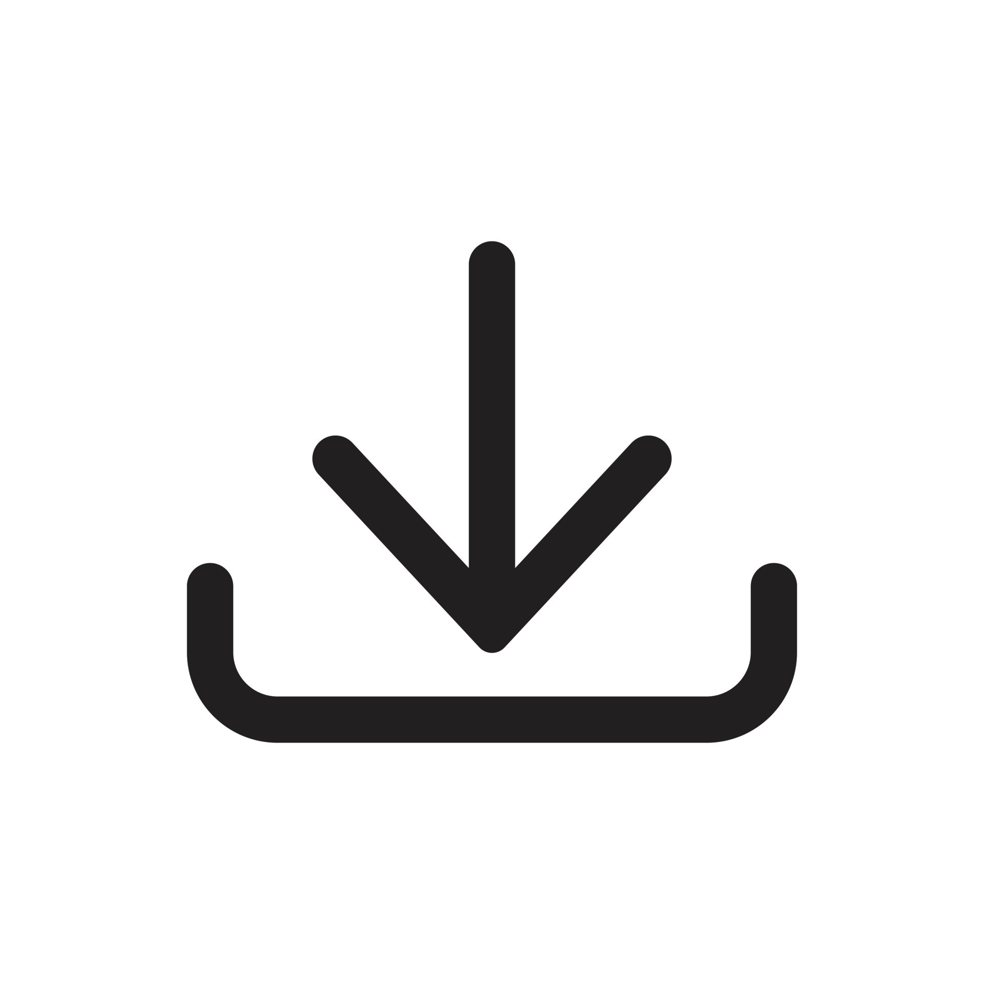 eps10 black vector download or install icon in simple flat trendy