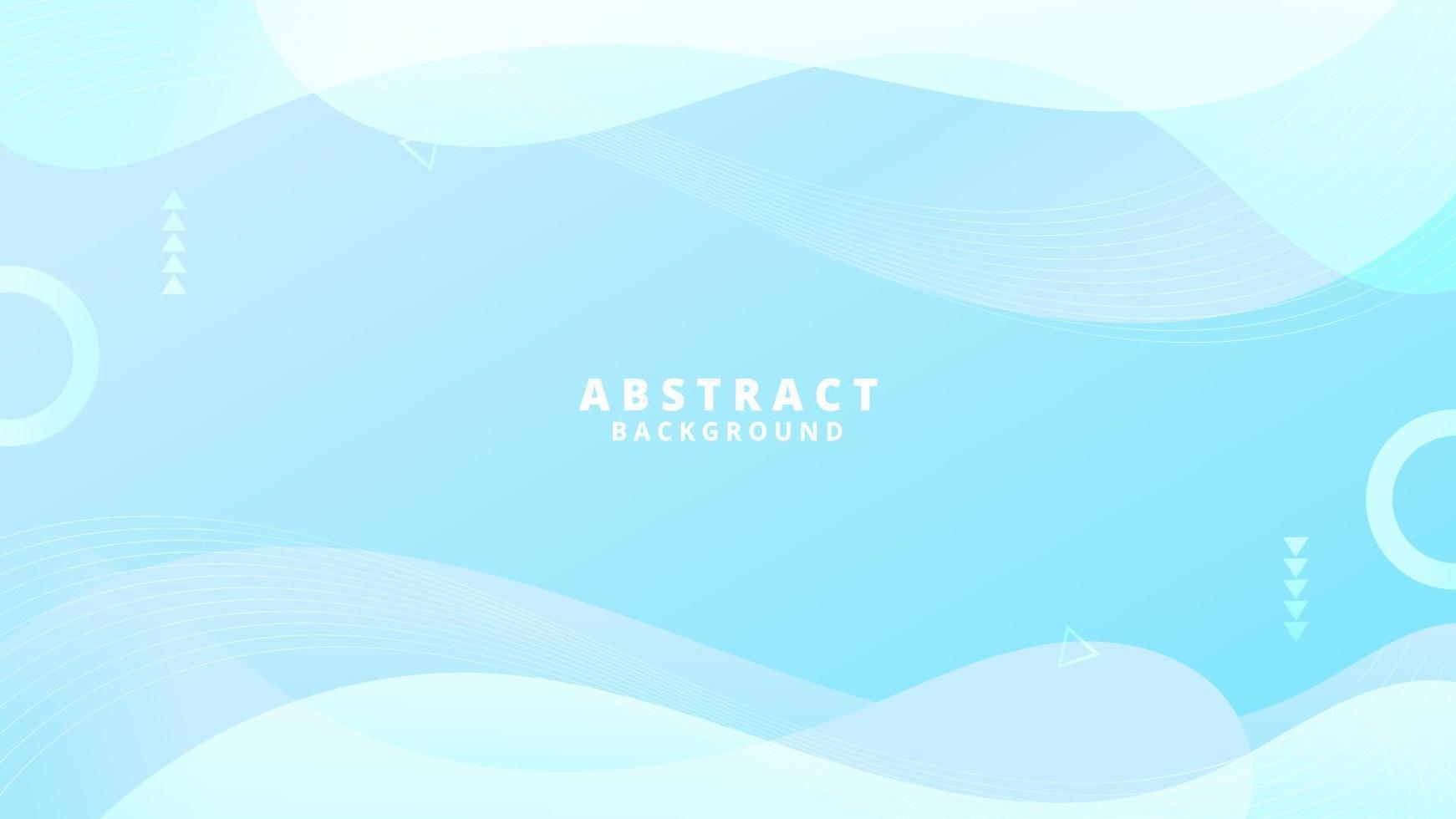 Abstract Blue  Fluid Wave Background vector