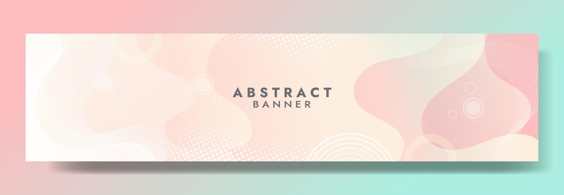 Abstract Pink Fluid Wave Banner Template vector