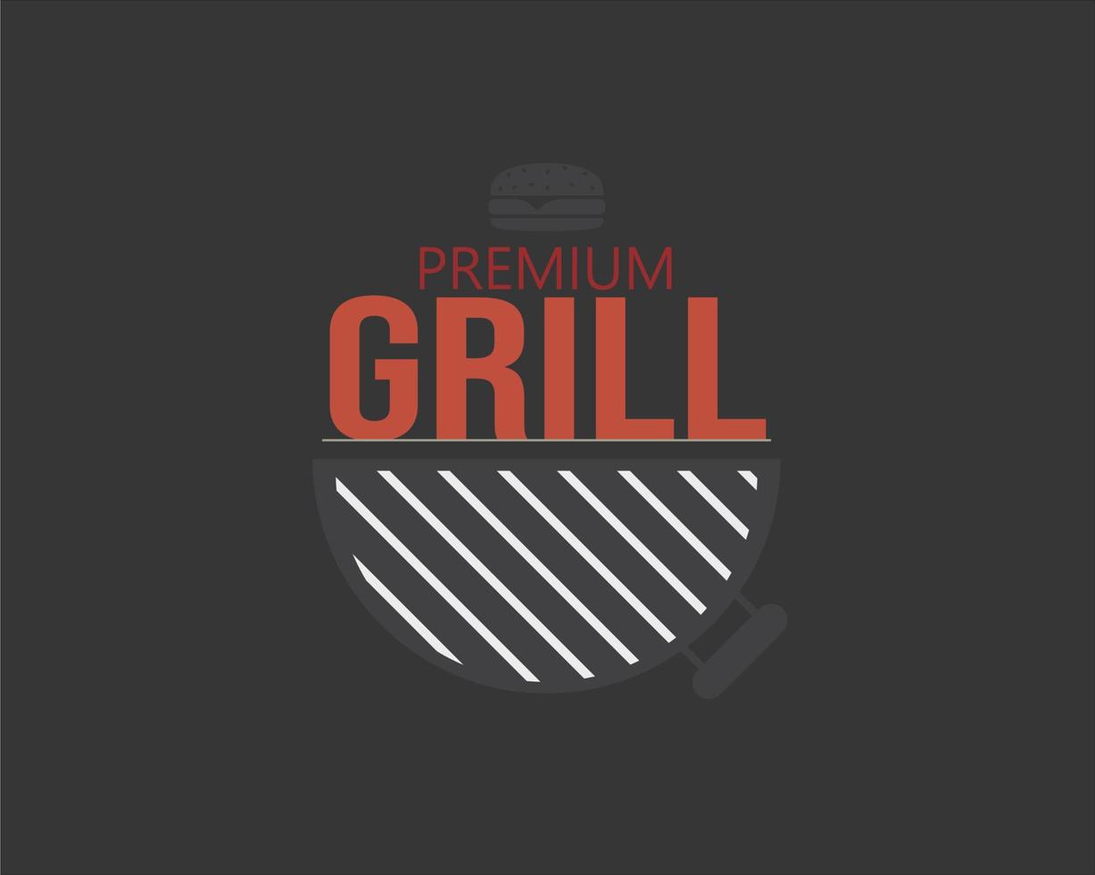 grill image vector design